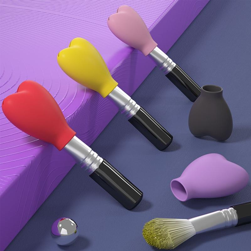 Чехлы для кистей для макияжа 6 шт. Органайзер для кистей для теней для век защитный колпачок для женщин на открытом воздухе путешествия портативные принадлежности в форме сердца