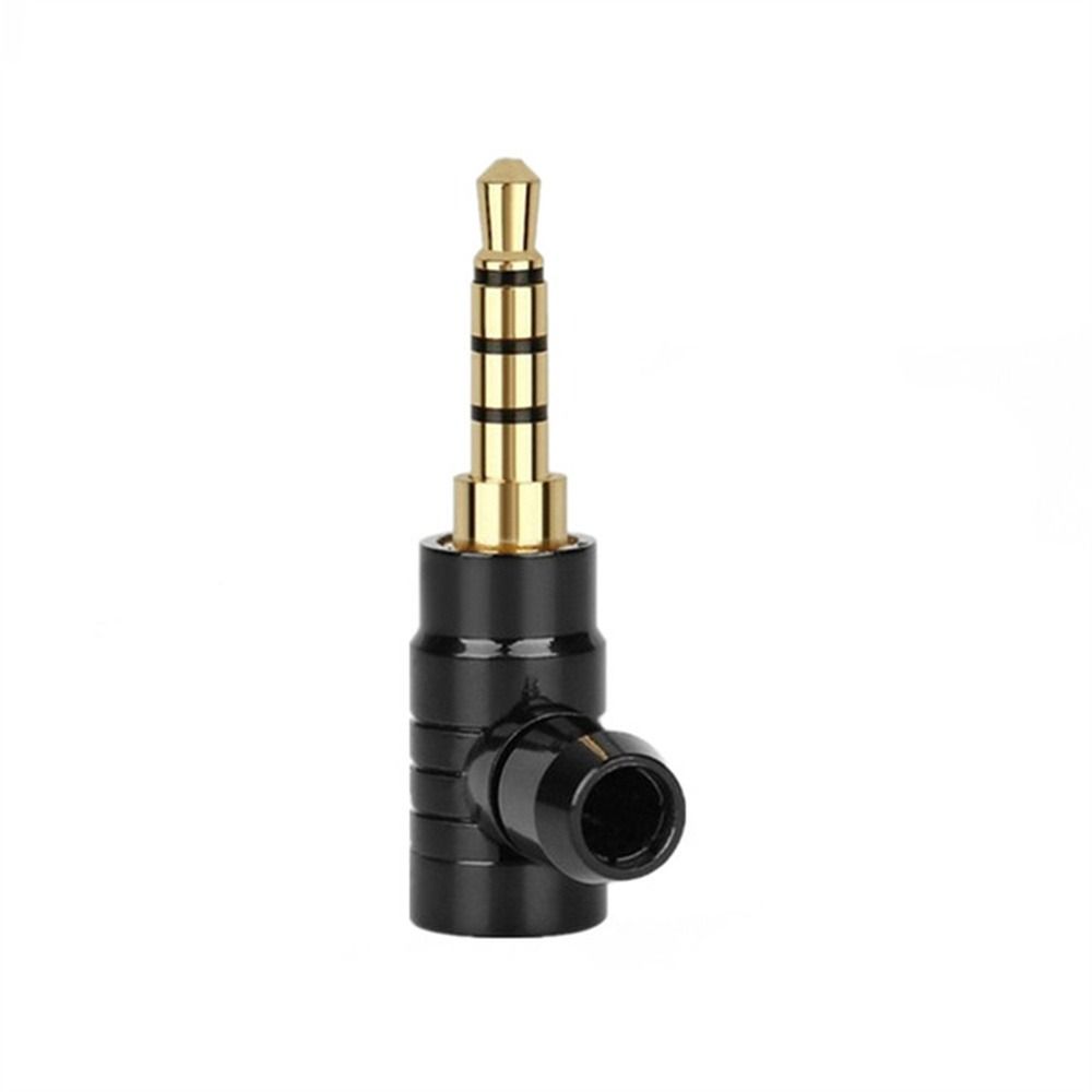 Conector Wire Connector 2 3 4 Poles L Type Audio Connectors 3.5mm Jack Plug 90 Degree Audio Adapter