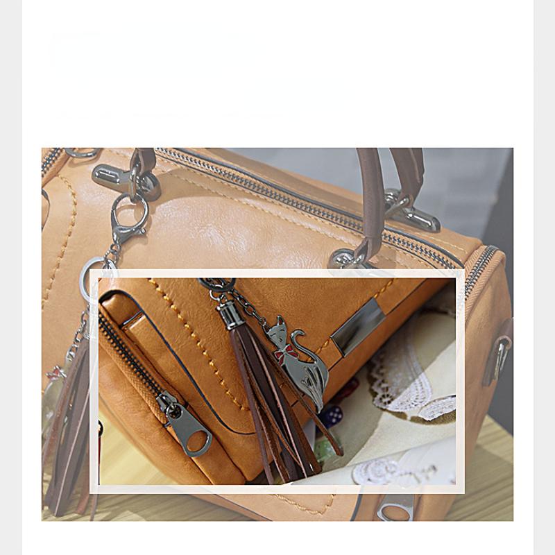 Женская модная сумка-тоут из мягкой кожи на одно плечо