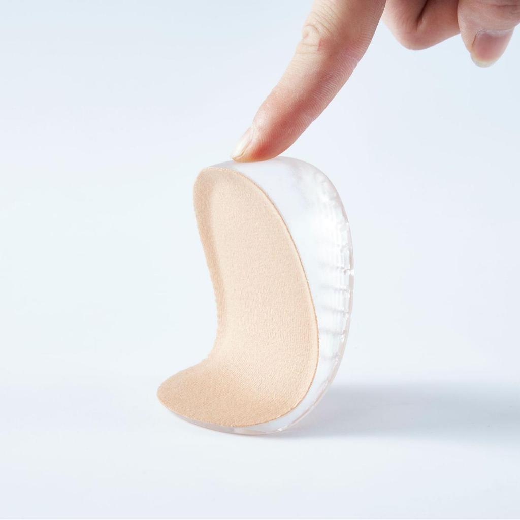 Transparent Silicone Height-Boosting Pads: Unisex, Invisible, Plush Half-Insoles