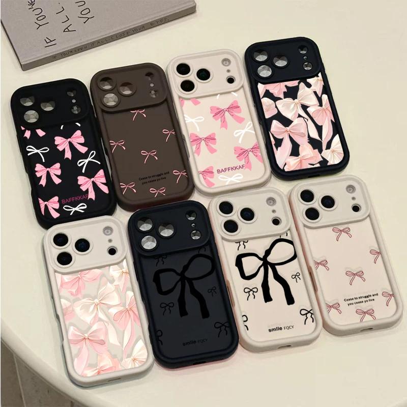 Чехол для OPPO A18 A38 A3 A5 PRO A3X A5X A40 A60 A58 A78 A94 A74 RENO 11F 12F 14 PRO 7 10 6 5 Lite Realme C53 C63 чехол Милый бант