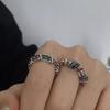 Style Vintage Unique Adjustable Rainbow Zircon Ring For Women Jewelry Fashion