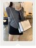 Korean College-Style Women's Striped Wool Knit Long Sleeve Top – Early Autumn Slim Fit