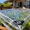 Thickened PVC Waterproof Tarpaulin Puncture Resistant Garden Pergola Cover  Rain Protection
