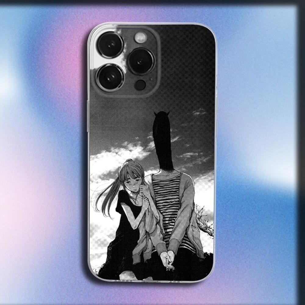 Чехол для телефона «Спокойной ночи, П-Пунпун» для iPhone 16, 15, 14, 13, 12, 11 Plus, Pro, Max, XR, XS, X, Plus, SE, Mini Прозрачный Мягкий Чехол