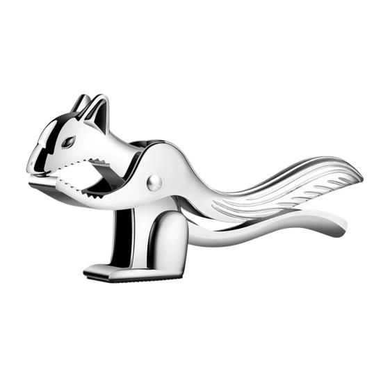 Щелкунчик для грецких орехов пекан в форме белки из цинкового сплава, открывалка для ореховой скорлупы, нескользящая конструкция