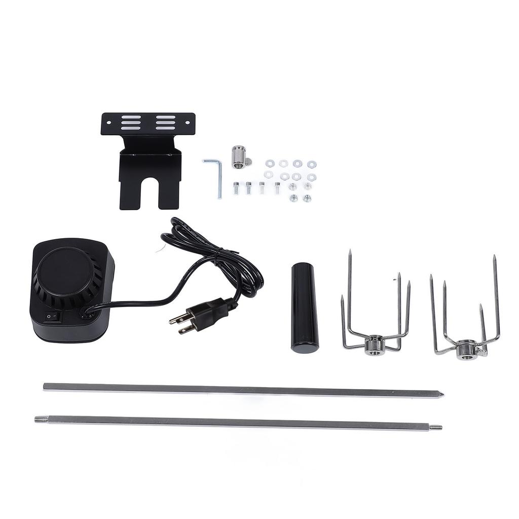 Electric Grill Kit 15kg Load Bearing Multifunctional Stainless Steel Adjustable BBQ Motor Grill Kit