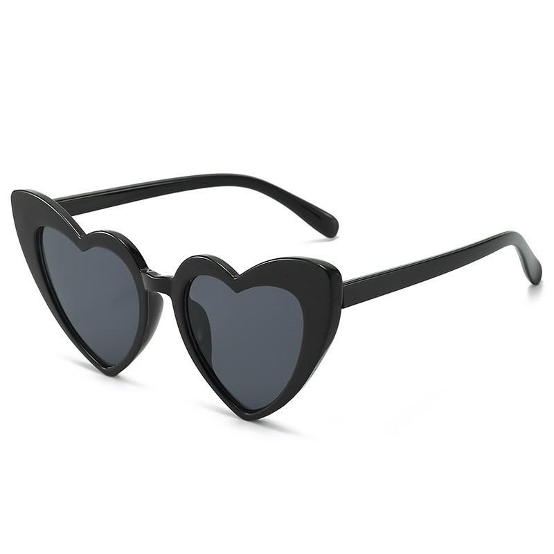 Солнцезащитные очки Retro Concave Love с большим лицом, тонкие песчаные скульптурные очки для женщин, летние дорожные солнцезащитные очки, артефакт