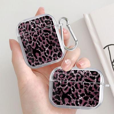 Прозрачные Чехлы для Наушников Чехол Для Airpods 1 Pro3 Pro Pro2 4 3 2 Цвет Леопардовый Принт
