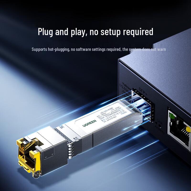 UGREEN 10G SFP+ to RJ45 Ethernet Converter Module