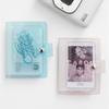 LOMO Cards Jelly Color Transparent Glitter Photo Album Card Holder Mini Photo Album Card Stock