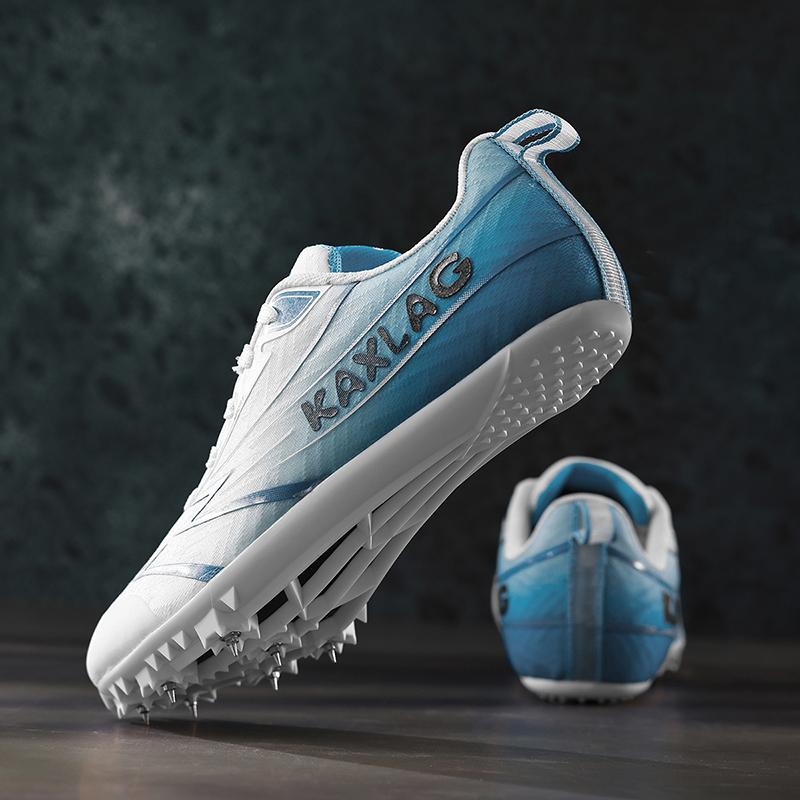 New Men Professional Track And Field Shoes Lightweight Breathable Athletic Shoes Anti Slip AbrasionResistant Running Training Competition