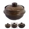 Korean Mud-glazed Clay Pot with Inlaid Design, Heat-resistant Rice Cooker, Korean West Coast Mud Loess Mineral-containing Kimchi, Chige, Sausage, and