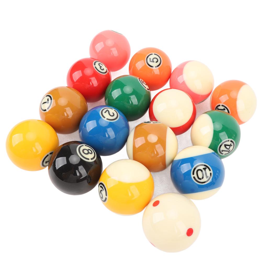 16шт бильярдных шаров 2,25 дюйма шары из смолы для бильярдного стола для замены тренировок