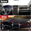 Для Toyota Camry XV50 Hybrid 2012 2013 2014 2015 2016 2017 Крышка приборной панели автомобиля Избегайте света Солнцезащитный козырек Анти-УФ-ковер Нескользящий