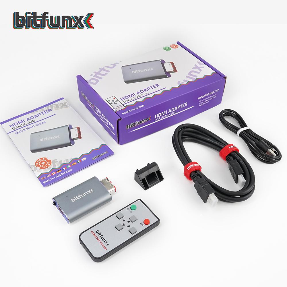 Bitfunx GC Video HDMI™ Адаптер Цифровой AV в HDMI™ GC2HD для Nintendo Gamecube NGC DOL-001 Игровой Консоли