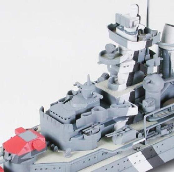 Tamiya Серия Waterline 805 Немецкий линейный крейсер Принц Ойген Пластиковая модель 3 1/700 №