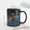 Starry Sky Solar System Colour-changing Ceramic Cup Temperature-sensitive Creative Cup Starry Sea Colour-changing Mugs