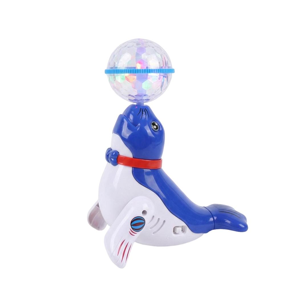 Electric Seal Toy for Kids with LED Lights Music and Acrobatic Performance