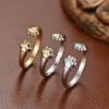 1Pc Stylish Cat Claw Opening Adjustable Cute Titanium Steel Ring