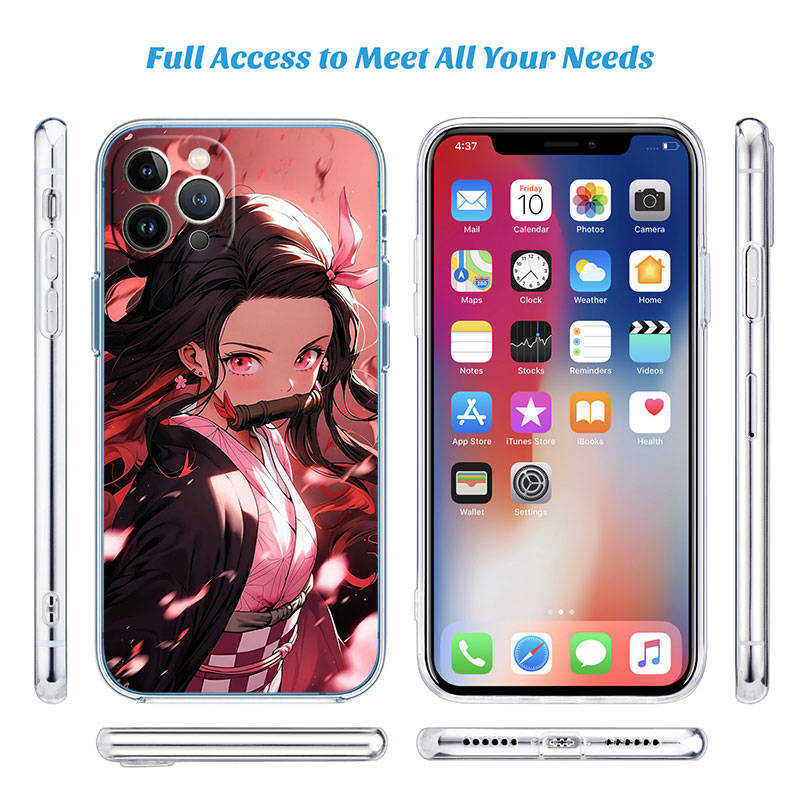 IR6 Demon Slayer Case for Motorola E22S E7 G6 G7 G8 G9 Plus Power Play G10 G20 G04 E30 E40 E22 E20 E13 E15 G22 G23 G05 G75 G35 G55