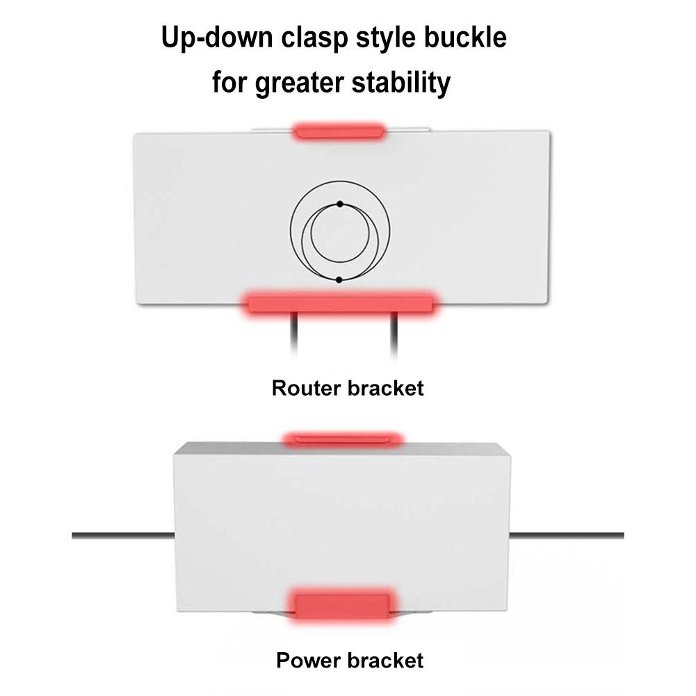 Комплект кронштейнов для роутера Кронштейн для настенного монтажа Комплект металлических деталей для установки на стену и крышу Подходит для StarLink Gen3/V3