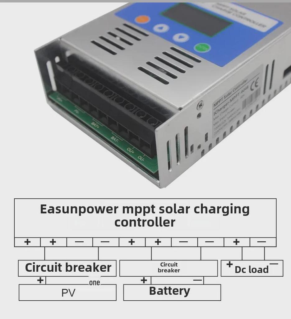 Контроллер заряда солнечных батарей MPPT-6048, 12 В/24 В/36 В/48 В, 60 А