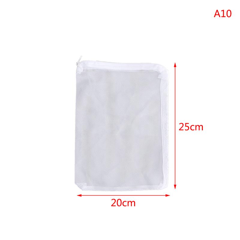 Aquarium Filter Bag Fish Tank Mesh Bag Zipper Net Pond Bio Ball Active Carbon