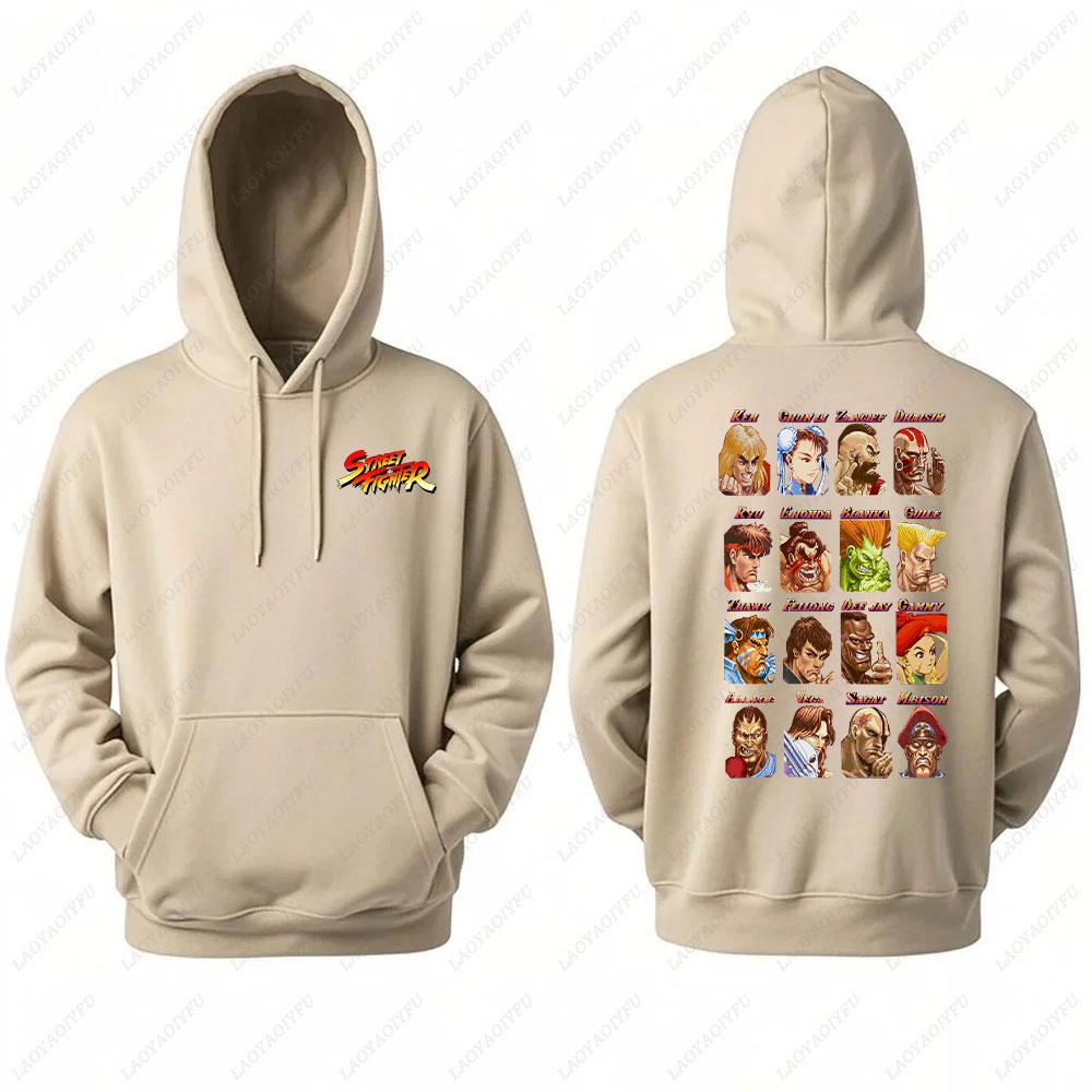 2025 Ryu Street Fighter Essential Hoodie Men's Sweatshirt Crazy Long Sleeve Autumn Loose Hipster Ropa Hombre Clothes Man Hoodie
