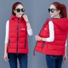 Down Cotton Vest Women Short Jacket Outer Wear Autumn Winter Fashion All-Match Plus Size Waistcoat Vests Woman
