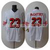 Mens NFL Team Jersey Cotton Sports Shirt Vikings Chiefs 49ers Embroidered Football Uniform Fall