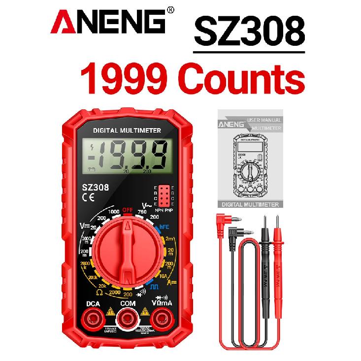 Multimeter Tester Pen Suit ANENG SZ308+B15 Multimeters 1999 Counts 24-250V Voltage Detector Meter Diagnostic Breakpoint Finder