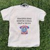 Футболка Grateful Dead для мужчин и женщин Хип-хоп Уличная одежда С коротким рукавом 100% Хлопок Футболка 09152