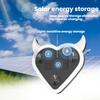 Solar Car Triangle Window Devil Heart Lamp Suction Cup LED Ambient Light USB Rechargeable Wiring Free Atmosphere Neon Light