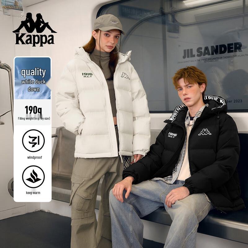 Kappa Мужская утепленная куртка с капюшоном Осень/Зима 2025