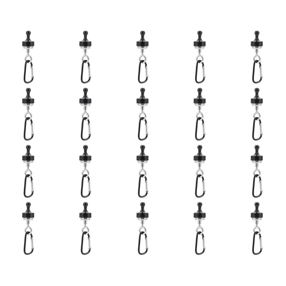 1-20 шт., сильные магнитные крючки, брелок для ключей, уличная палатка, навес, карабин, светильник для кемпинга, крючок, магнитный подшипник, вешалка, замок типа D, пряжка