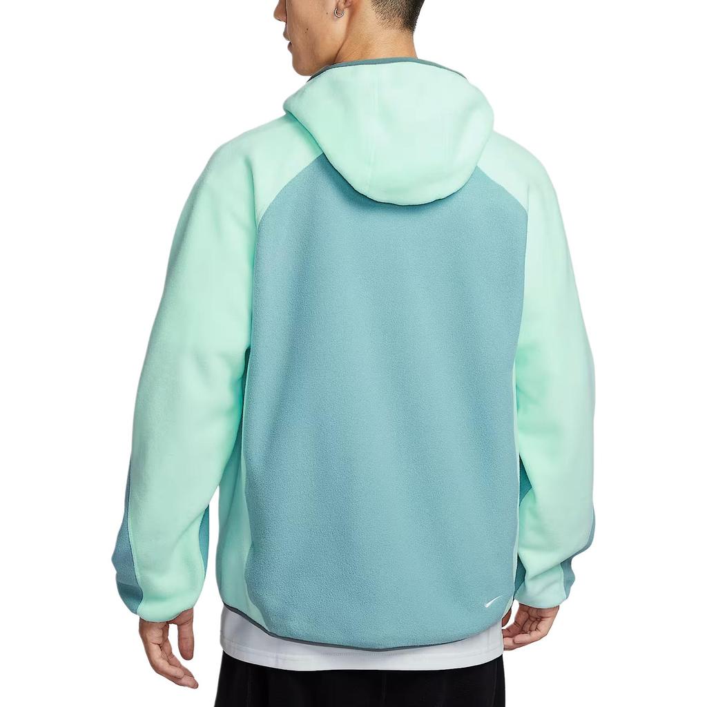 Nike Серия ACG Логотип Волк Дерево Флис на молнии с капюшоном Куртка с длинным рукавом Мужские Куртки HJ2461-353