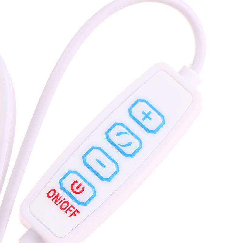 USB 5V LED Tri-color Dimming Color Switch Cable Dimmer 4-Key Controller 2CH For Low Voltage LED CCT Bicolor Light