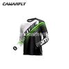 Printed riding downhill suit, off-road motorcycle long top, mountain bike downhill suit T-shirt, round neck shirt, breathable sun protection