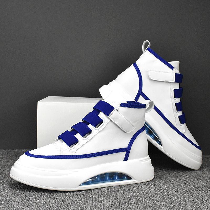 Luxury Spring and Autumn Men's High Top Soft Sole Comfortable Sports Shoes 2024 Breathable Fashion Versatile Casual Shoes