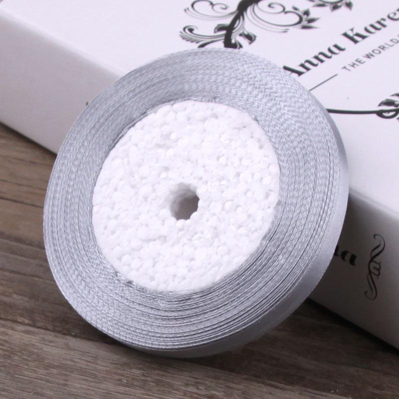 1cm Gold Satin Braided Ribbon, 10mm Silk Cloth Strip for Christmas Packaging and Gift Wrapping