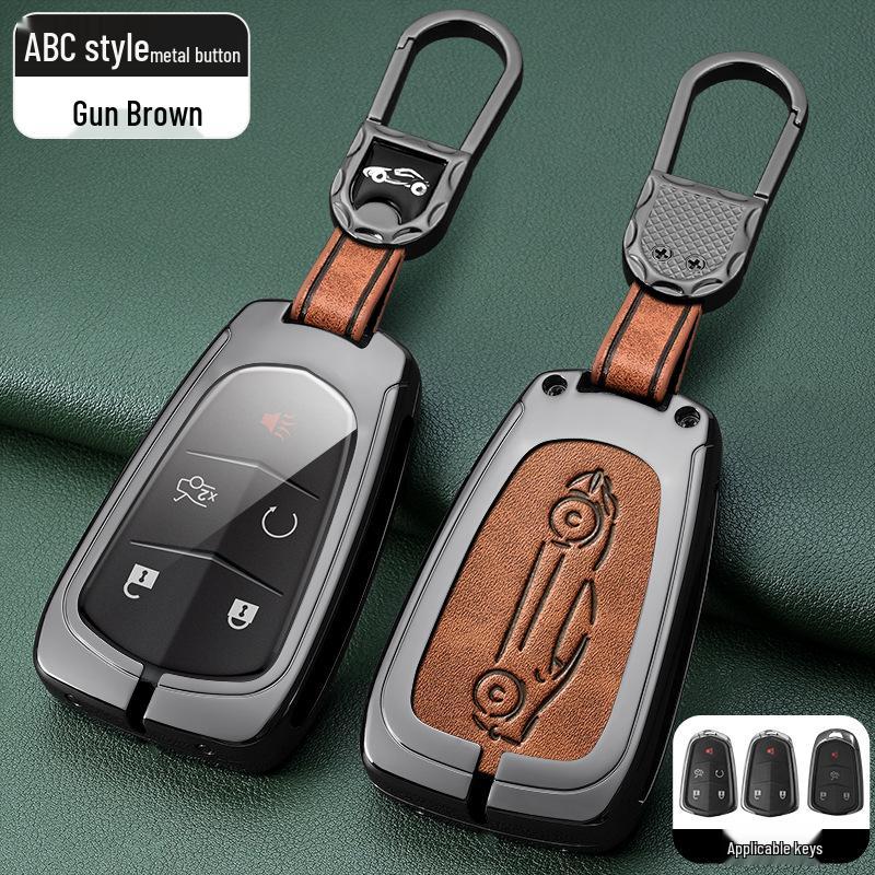 Премиальный металлический чехол для ключа Cadillac XT5, CT5, XT4, XT6, CT6, XTS, ATSL, CT4