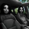 2PCS Elastic Halloween Car Headrest Covers Auto Interior Decoration Cover  Decoration