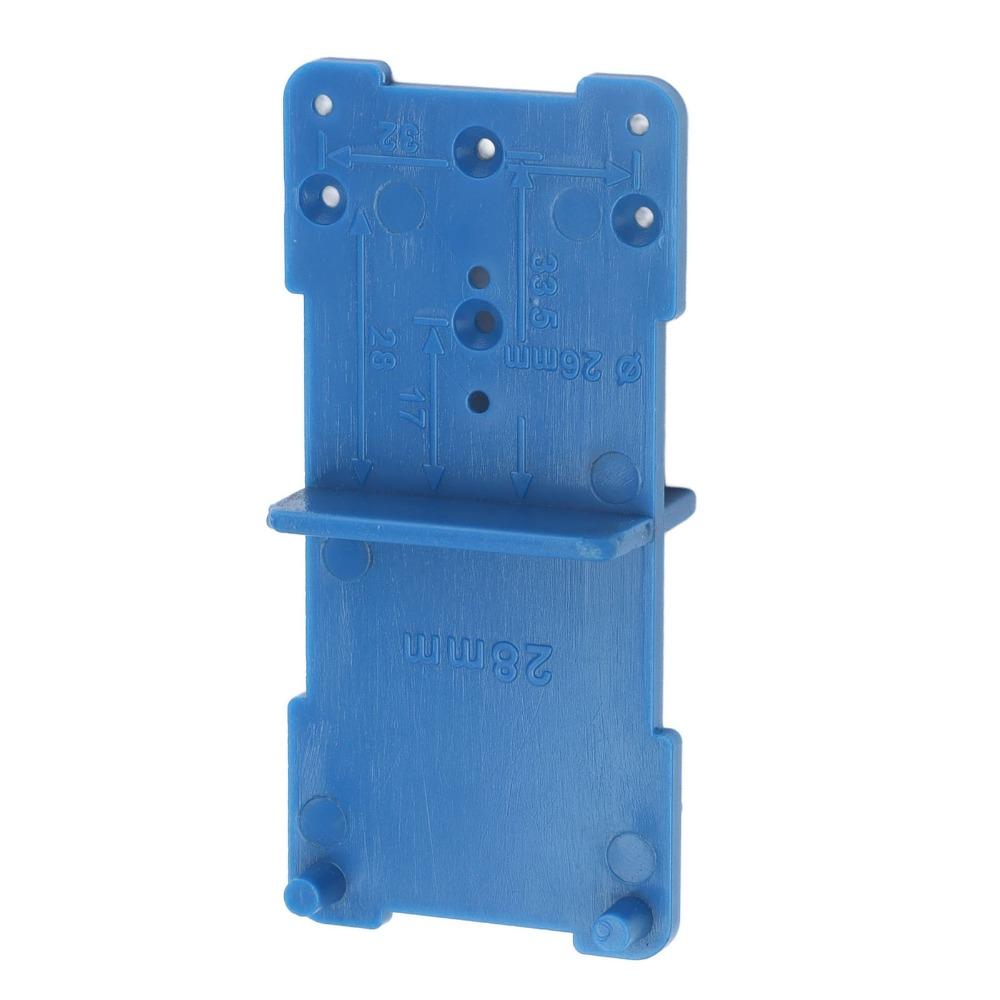 10 Pcs Narrow Type Hole Drilling Locator Template Cabinet Hinge Jig For Door Cabinet Assemble