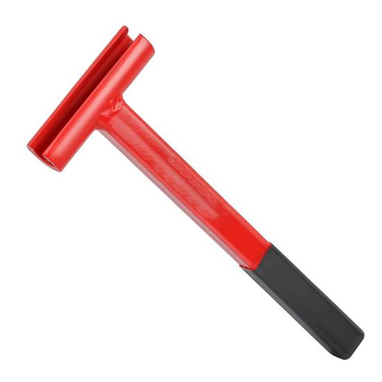 Hinge Adjustment Tool Long Handle Hinge Bender Wrench High-Strength Portable Heavy-Duty Painted Steel Hinge Wrench with Rubber Grip