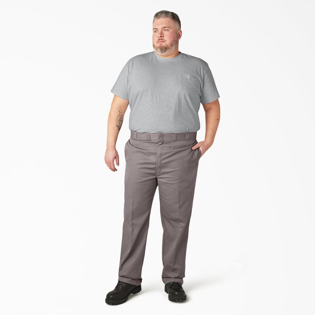 Оригинальные рабочие брюки Dickies 874 Серебристые W34 L30
