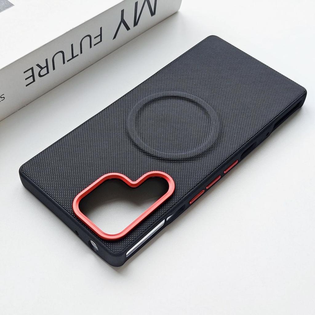 Для ZTE Nubia RedMagic 11 Air Чехол Роскошная Магнитная Защитная Задняя Крышка из PU Кожи MagSafe Для RedMagic 11 Pro+ 11Air Чехол