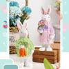 Eye-catching Easter Decorations Nordic Style Sweater Rabbit Ornament Easter Rabbit Figurines Home