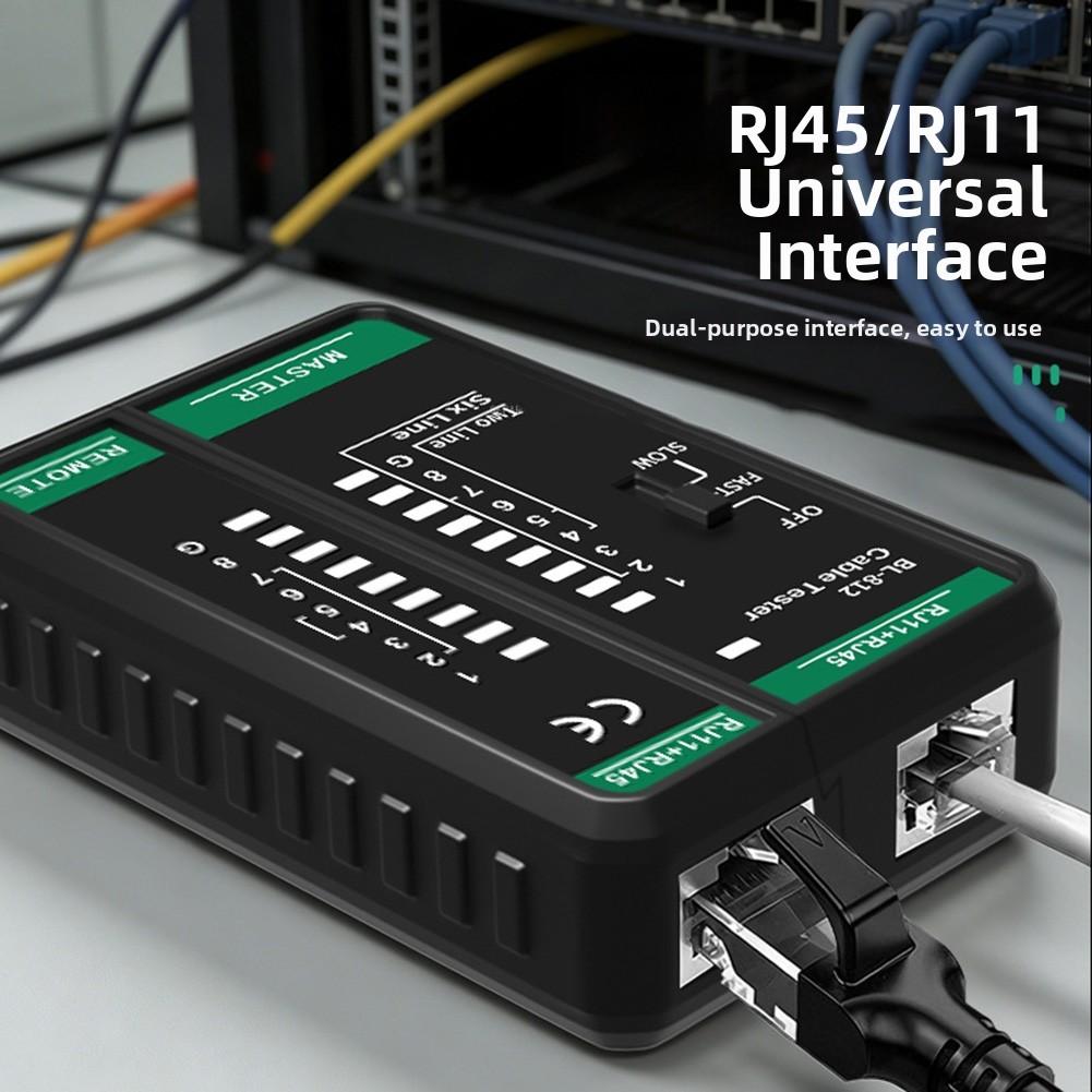 BL-812 Многофункциональный сетевой тестер для кабелей RJ45 RJ11 300м Трассировка линии Двухскоростной режим Совместимость с 8-жильными кабелями