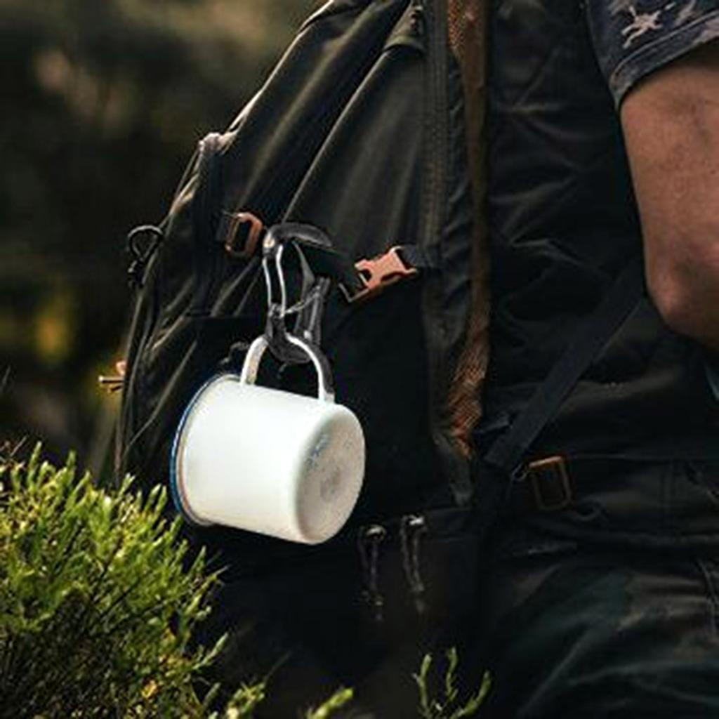 Durable Aluminum Carabiner Clip 800kg Strength for Outdoor Swing, Traveling,Backpacking Durable& Rustproof Carabiners